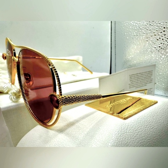 🏆Boucheron Paris BC0030S 006‼️Size 55-15-140‼️Palladium plated‼️ - Picture 3 of 16